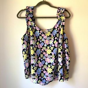 Floral tank top